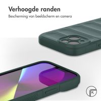 imoshion EasyGrip Backcover iPhone 14 - Donkergroen