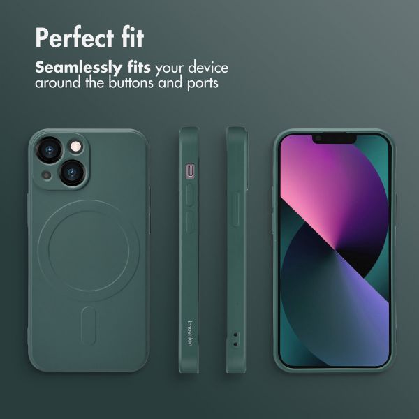 imoshion Colour Back Cover with MagSafe Apple iPhone 13 Mini - Dark Green