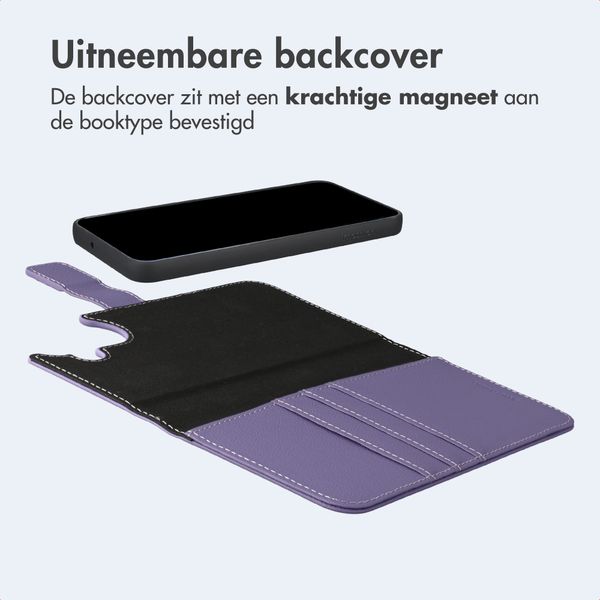 imoshion Uitneembare 2-in-1 Luxe Bookcase Samsung Galaxy A17 (5G) / (4G) - Paars