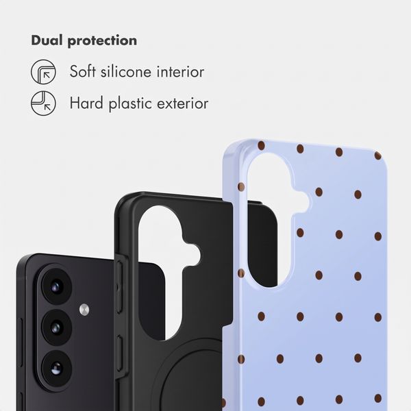 Selencia Vivid Case with MagSafe Samsung Galaxy S26 FE - Happy Dots Digital Sky