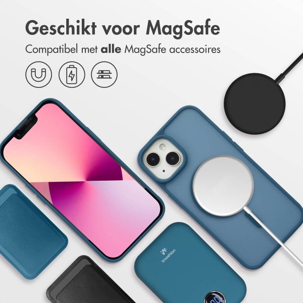 imoshion Color Guard Backcover met MagSafe iPhone 13 / 14 - Donkerblauw