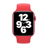 Apple Siliconen solobandje Apple Watch | 44/45/46/49 mm - Maat 11 - (Product) Red