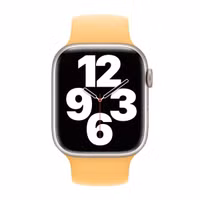 Apple Siliconen solobandje Apple Watch | 38/40/41/42 mm - Maat 8 - Sunglow