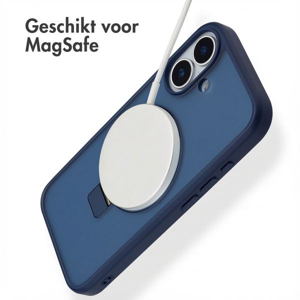 Accezz Ring Stand Backcover met MagSafe Apple iPhone 17 - Blauw