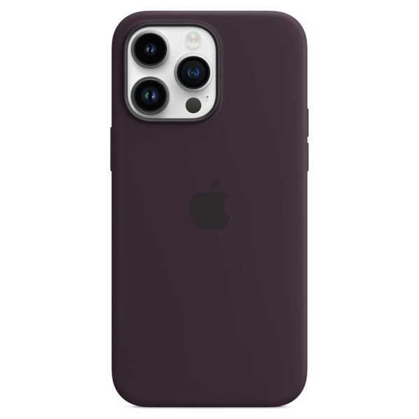 Apple Silicone Back Cover with MagSafe Apple iPhone 14 Pro Max - Elderberry