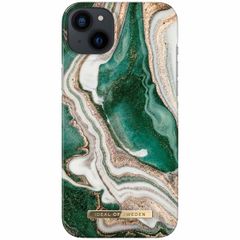 iDeal of Sweden Fashion Backcover Apple iPhone 14 Plus - Golden Jade Marble