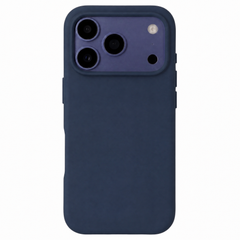 Accezz Liquid Silicone Backcover met MagSafe Apple iPhone 18 Pro / 17 Pro - Donkerblauw
