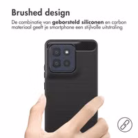 imoshion Brushed Backcover Motorola Moto G86 - Zwart