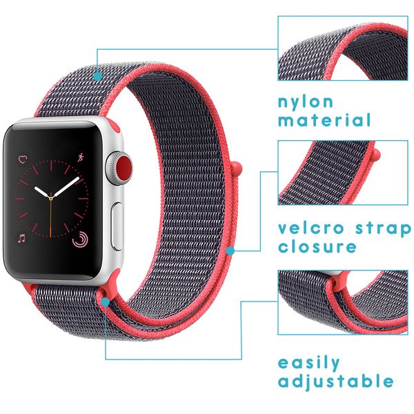 imoshion Nylon bandje Apple Watch Series 1-10 / SE / Ultra (2) - 42/44/45/46/49 mm