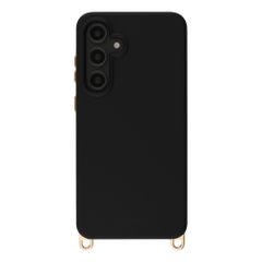 Selencia Rivièra MagSafe Backcover met afneembare haakjes Samsung Galaxy S24 FE - Velvet Black
