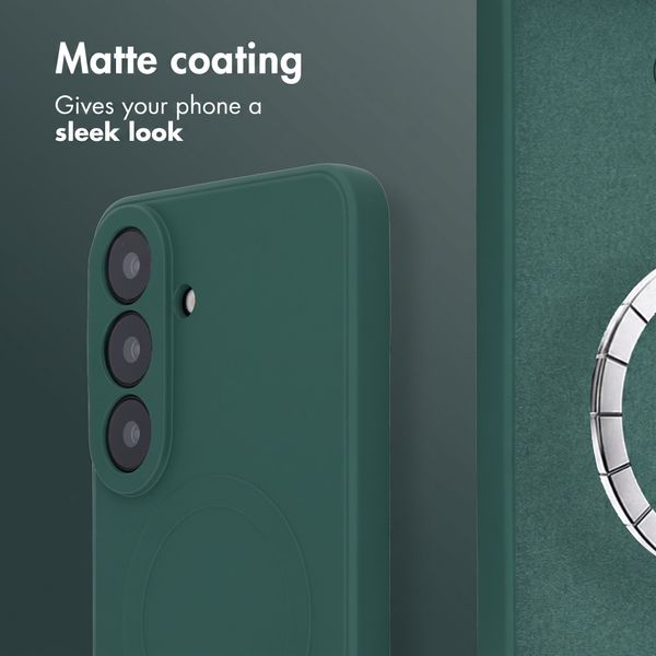imoshion Colour Back Cover with MagSafe Samsung Galaxy S26 FE - Dark Green