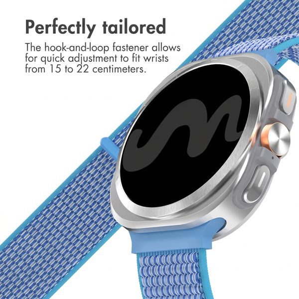 imoshion Nylon Strap Samsung Galaxy Watch Ultra 2 (2026) / Ultra (2024/2025) - Navy Blue