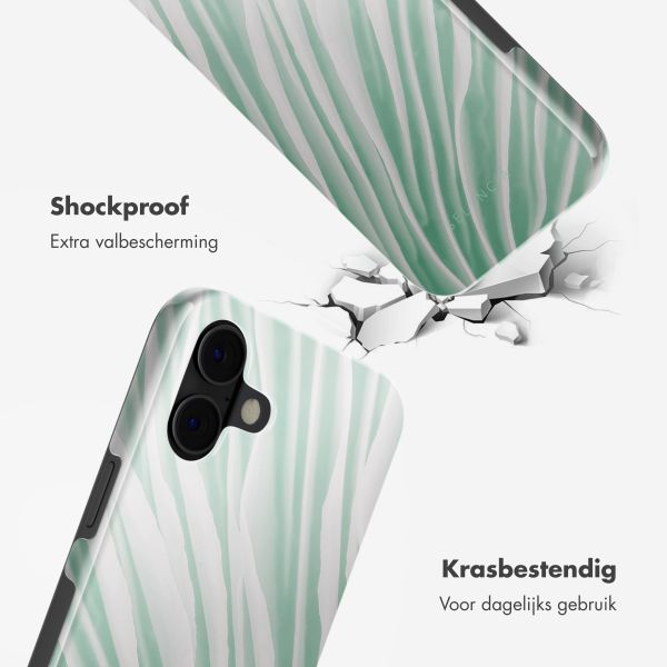 Selencia Vivid Backcover met MagSafe Apple iPhone 16 - Nature Grayed Jade