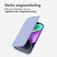 imoshion Transparante Bookcase met MagSafe Apple iPhone 14 / 13 - Lila