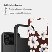 Selencia Vivid Backcover Apple iPhone 18 Pro Max / 17 Pro Max - Choco Flower Pop