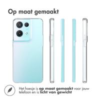 Accezz Clear Backcover Oppo Reno 8 Pro 5G - Transparant