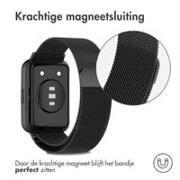 imoshion Milanees magnetisch bandje Huawei Watch Fit 2 - Zwart