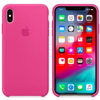 Apple Silicone Backcover iPhone Xs / X - Dragon Fruit