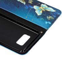 Design Softcase Bookcase Samsung Galaxy S8