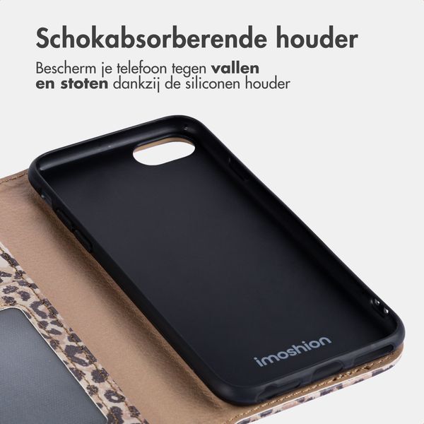 imoshion Design Bookcase Apple iPhone SE (2022 / 2020) / 8 / 7 / 6(s) - Leopard Mood