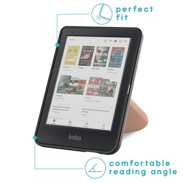 imoshion Vouwbare Bookcase Kobo Clara Colour / BW - Rosé Goud