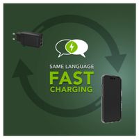 dbramante1928 Re-charge Oplader 2x USB-C 65W en USB-A 18W - Zwart
