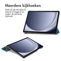 imoshion Design Trifold Bookcase Samsung Galaxy Tab A11 Plus / A9 Plus - Green Plant