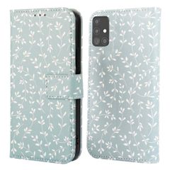 imoshion Design Bookcase Samsung Galaxy A51 - Smoke Green Flowers