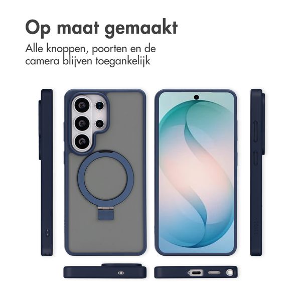 Accezz Ring Stand Backcover met MagSafe Samsung Galaxy S26 Ultra - Blauw