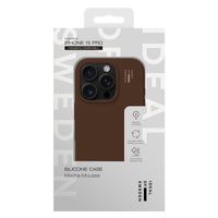 iDeal of Sweden Silicone Case met MagSafe Apple iPhone 15 Pro - Mocha Mousse