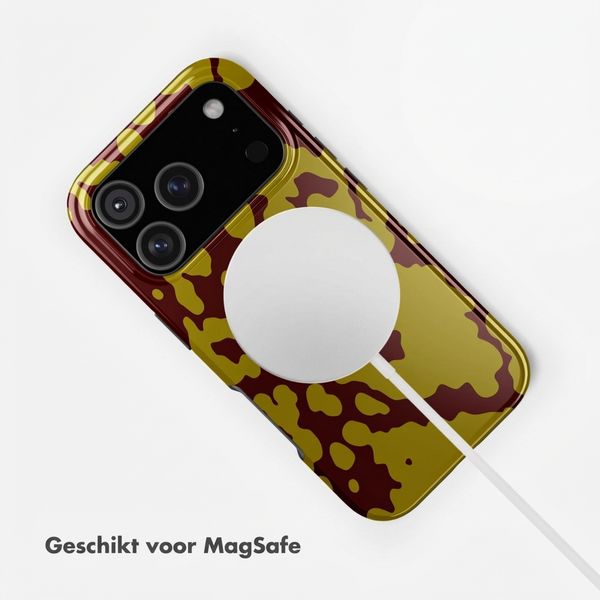 Selencia Vivid Backcover met MagSafe Apple iPhone 17 Pro Max - Moo'd Olive Dust