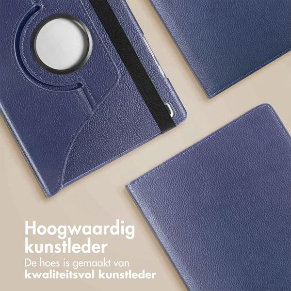 imoshion 360° draaibare Bookcase Samsung Galaxy Tab A8 - Donkerblauw