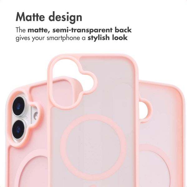imoshion Colour Guard Back Cover with MagSafe Apple iPhone 16 - Light Pink