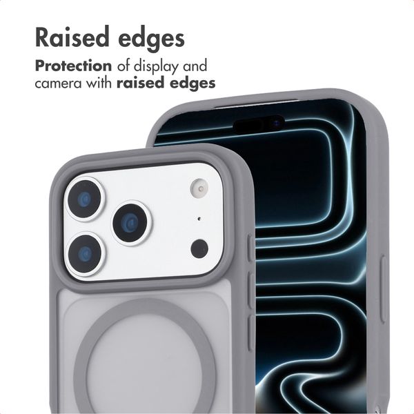 imoshion Colour Guard Back Cover with MagSafe Apple iPhone 17 Pro Max - Grey