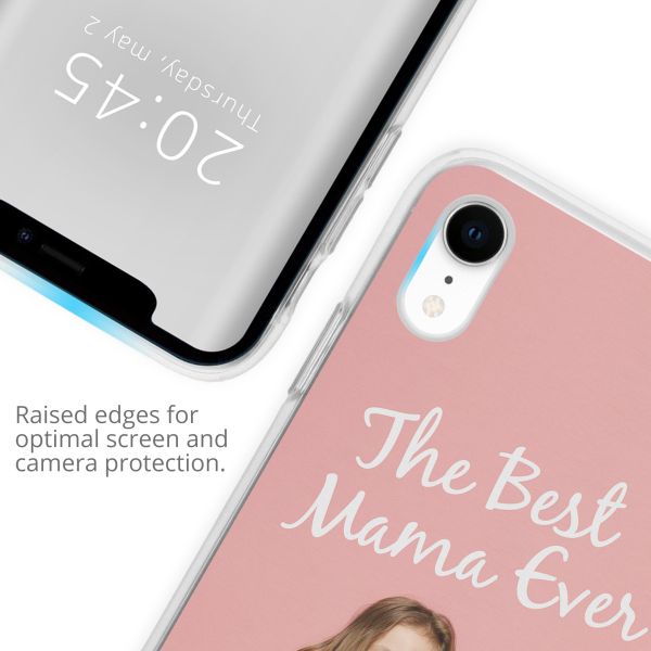 Ontwerp je eigen iPhone Xr gel hoesje - Transparant