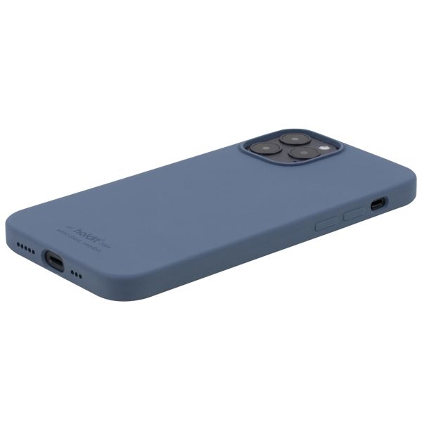 Holdit Silicone Case iPhone 12 (Pro) - Pacific Blue