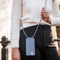 imoshion Color Backcover met afneembaar koord MagSafe Apple iPhone 15 Pro Max - Ash Blue