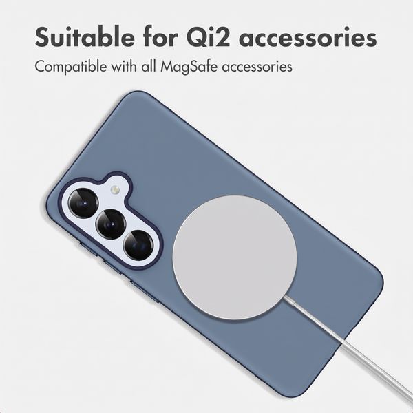 imoshion Colour Case with Thin MagSafe Ring Samsung Galaxy S25 / S24 - Dark Blue