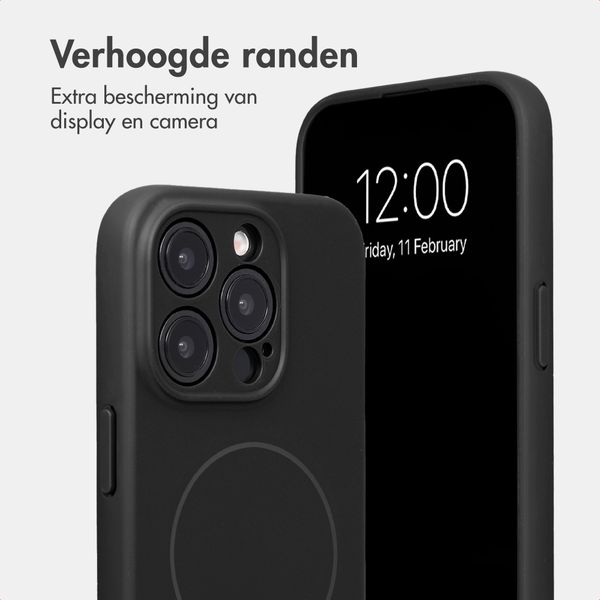 Accezz Grip Backcover met MagSafe Apple iPhone 15 Pro - Zwart