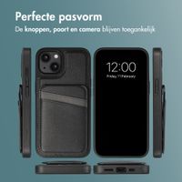 imoshion Backcover met kaarthouder en stand Apple iPhone 14 - Zwart