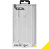Accezz Clear Backcover Motorola Moto G8 Power Lite - Transparant