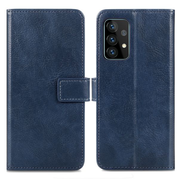 imoshion Luxe Bookcase Samsung Galaxy A72 - Donkerblauw