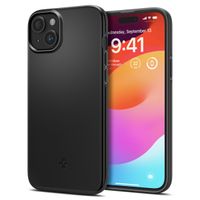 Spigen Thin Fit Backcover iPhone 15 Plus - Zwart