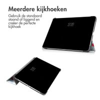 imoshion Design Trifold Bookcase Apple iPad Air 11 inch (2026) M4 / (2025) M3 / (2024) M2 / Air 5 (2022) / Air 4 (2020) - Cherry Check