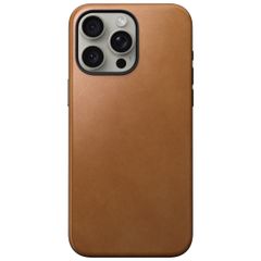 Nomad Modern Leather Case iPhone 15 Pro Max - English Tan