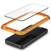 Spigen AlignMaster Full Screenprotector 2 Pack Apple iPhone 15 - Zwart