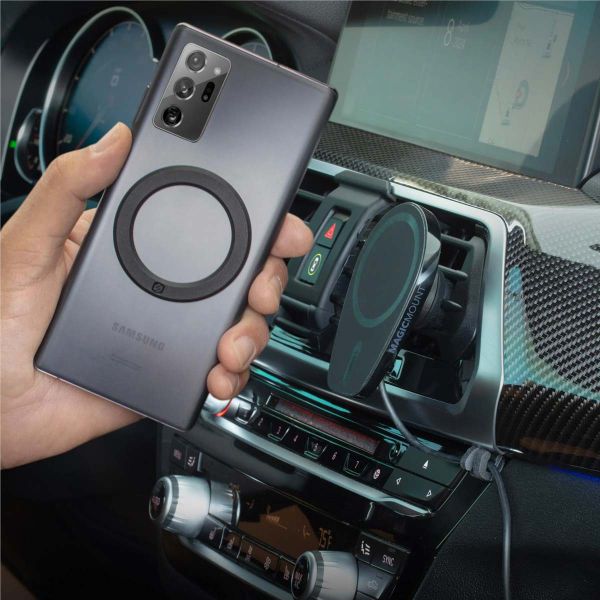 Scosche Magic Mount PRO (Gen 6) Draadloze MagSafe Autolader - Dashboard / Ventilatierooster - Zwart