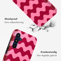 Selencia Vivid Tough Backcover Samsung Galaxy A16 - Wave Vibes Lipstick