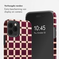 Selencia Vivid Backcover Apple iPhone 12 (Pro) - Check This Burgundy