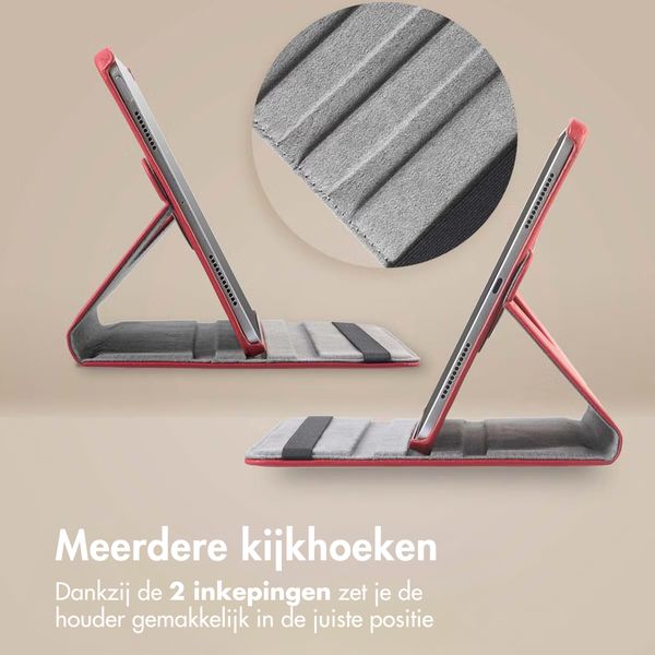 imoshion 360° draaibare Bookcase Samsung Galaxy Tab A11 - Rood